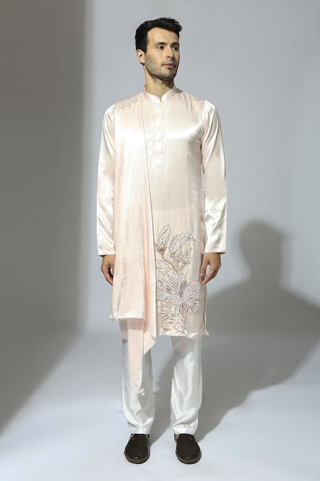 Masumi Mewawalla Embroidered Draped Kurta Set 