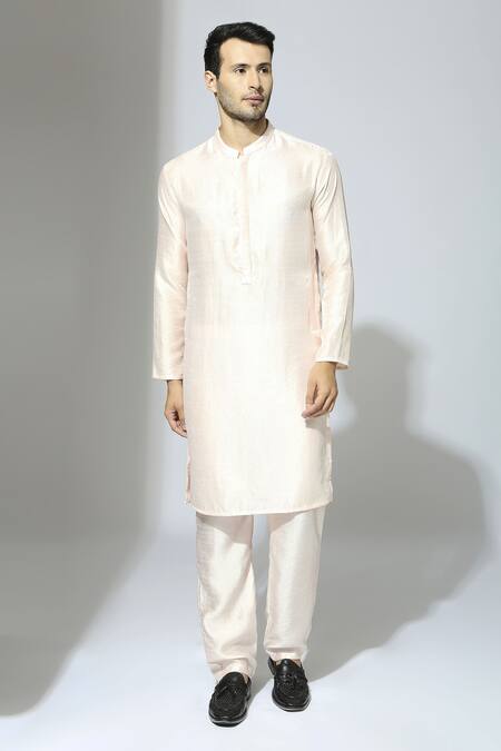 Shop Masumi Mewawalla Pink Silk, Cotton, Maheshwari Embroidery Jaali Hand Sherwani Set Online at Aza Fashions Shop_Masumi Mewawalla_Pink Silk, Cotton, Maheshwari Embroidery Jaali Hand Sherwani Set _Online_at_Aza_Fashions