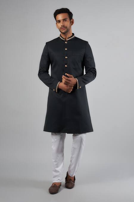 Spring Break Embroidered Sherwani Pant Set 