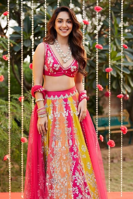 Sawan Gandhi Embroidered Bridal Lehenga Set 