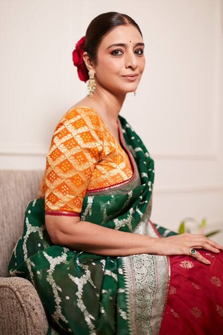 Buy Maisara Jewelry Green Embroidery, Pearls Floral Shaped Earrings Online at Aza Fashions Buy_Maisara Jewelry_Green Embroidery, Pearls Floral Shaped Earrings _Online_at_Aza_Fashions