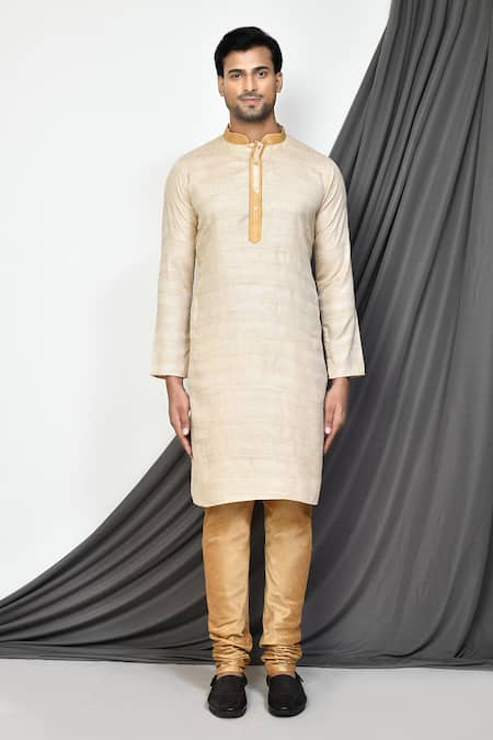 Aryavir Malhotra Cotton Straight Kurta 