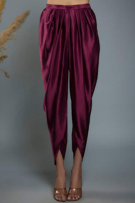 Anita Kanwal Gold Kurta Tissue Hand Embroidered Tulip Digital Print And Dhoti Pant Set Online at Aza Fashions Anita Kanwal_Gold Kurta Tissue Hand Embroidered Tulip Digital Print And Dhoti Pant Set _Online_at_Aza_Fashions