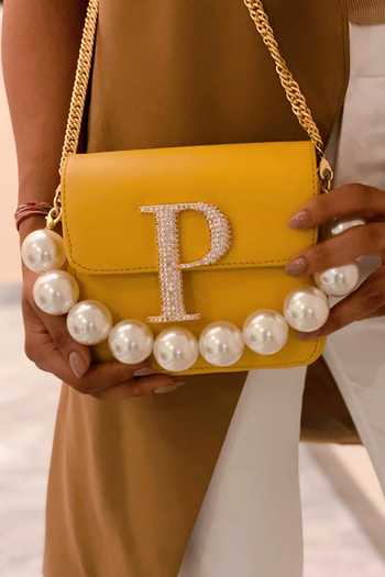 PRERTO Alphabeto Crossbody Box Bag 