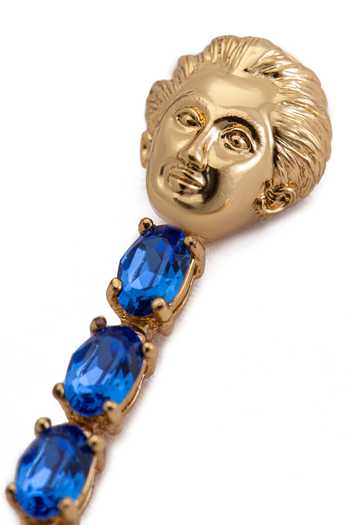 Opalina Soulful Jewellery_Blue Stones Swarovski Embellished Long Dangler Earrings _at_Aza_Fashions