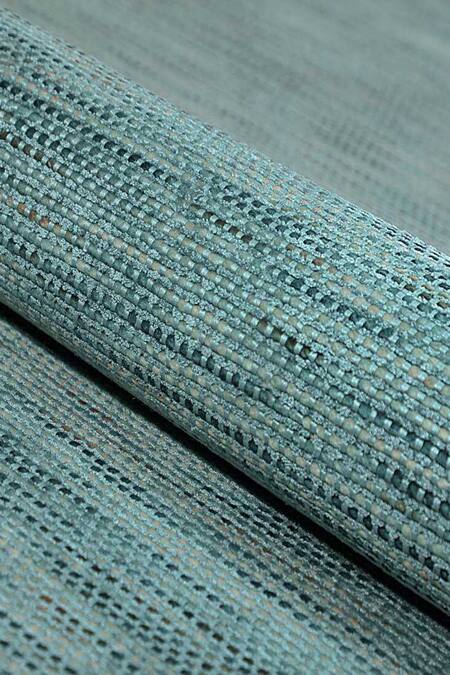 Buy_Kaleen India_Blue 50% Wool And 50% Viscose Hand Woven Oval Shaped Rug