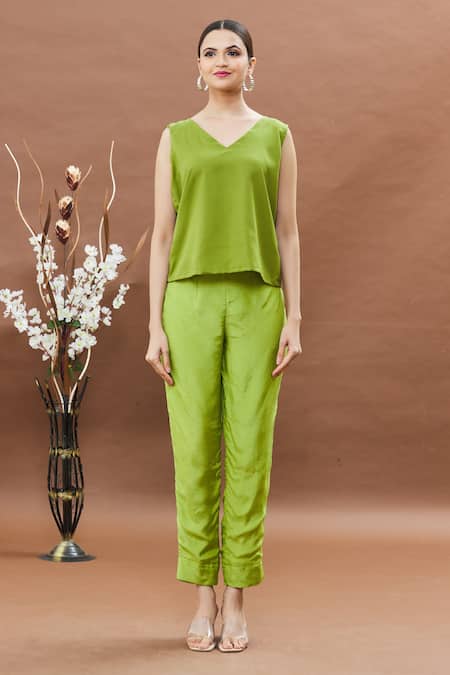 GORGEOUFASHION Regular Fit Women Light Green Trousers - Buy GORGEOUFASHION  Regular Fit Women Light Green Trousers Online at Best Prices in India |  Flipkart.com
