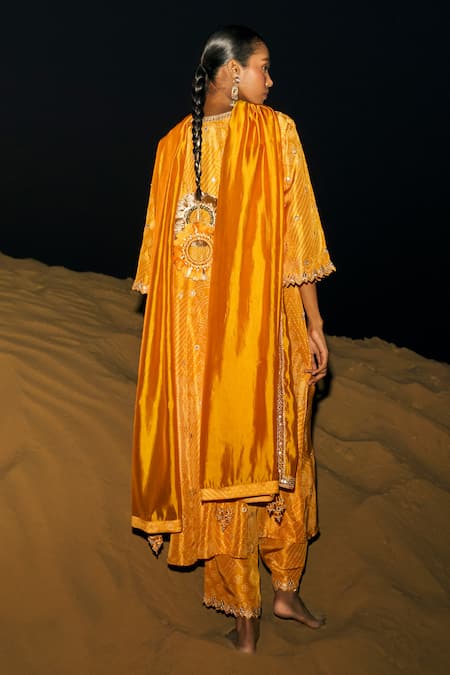 Punit Balana Alia Bandhani Print Choga Anarkali Set 