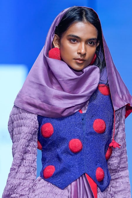 KA-Sha Bead Hand Embroidered Waist Coat 