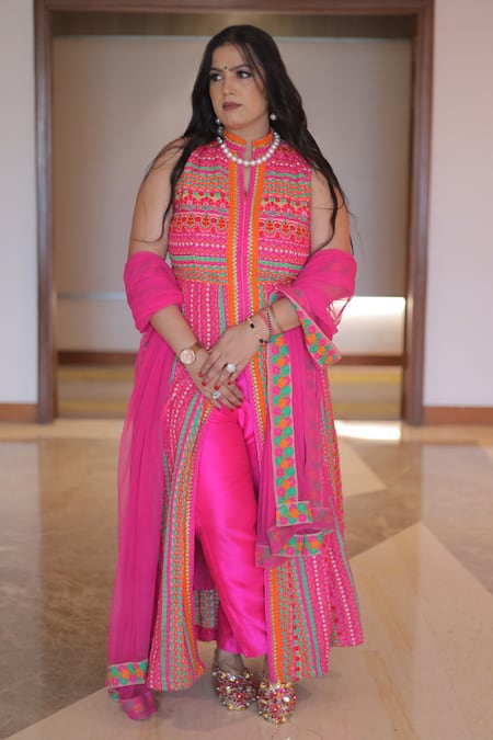 Shop_Foot Fuel_Multi Color Beads, Crystals, Sequins Knotted And Embellished Mules 