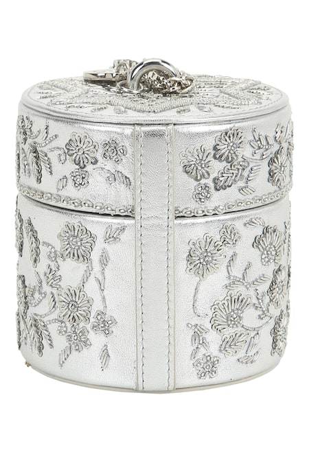 The Leather Garden Sabah Embroidered Potli Bag 