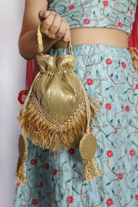 Soho Boho Studio By Aarti Thakur Sequin Embellished Potli Bag 