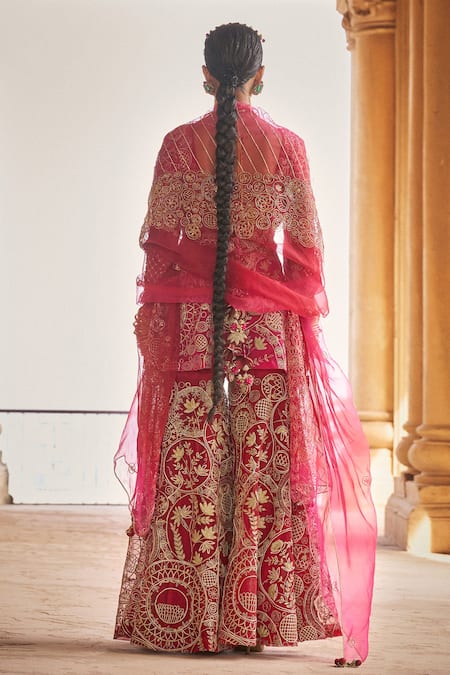 Megha Bansal Mithu Mayur Vrit Kurta Gharara Set 