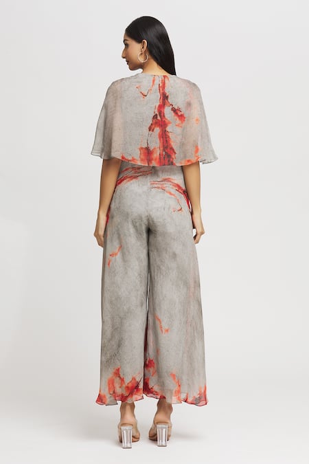 Whimsical By Shica Hand Embroidered Bodice Jumpsuit 