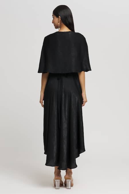 Whimsical By Shica Cape Sleeve Dress