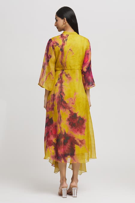 Whimsical By Shica Abstract Print Dress