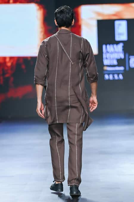 Son Of A Noble Snob Manu Linen Jacket Vest Set 