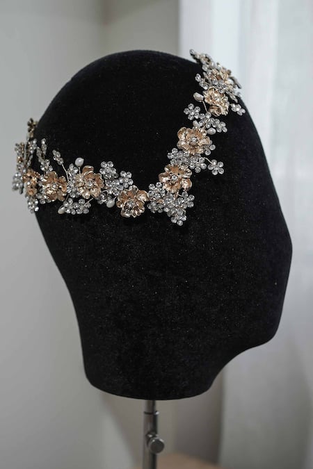 Floristaa By Mahek Faith Rhinestone Studded Hairband 