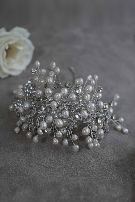 Floristaa By Mahek Nicci Pearl Embellished Bracelet 