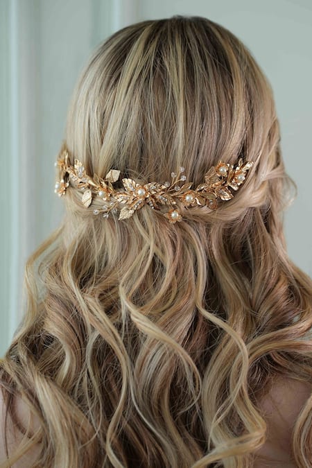 Floristaa By Mahek Radiance Floral Vine Pattern Hair Comb 