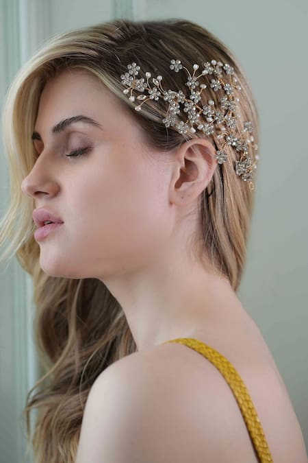 Floristaa By Mahek Stardust Embellished Hair Comb 