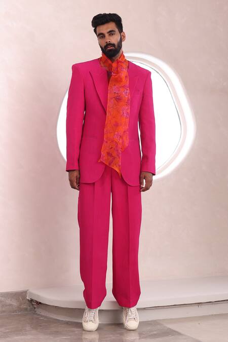 Buy Mahima Mahajan Orange Organza, Modal Embroidery Dhir Rafflesia Bloom Print Shirt Online at Aza Fashions Buy_Mahima Mahajan_Orange Organza, Modal Embroidery Dhir Rafflesia Bloom Print Shirt _Online_at_Aza_Fashions