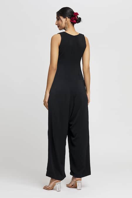 Gopi Vaid Seher Embroidered Bodice Jumpsuit 