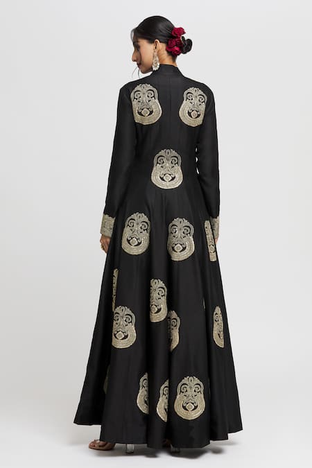 Gopi Vaid Marodi Embroidered Jacket & Pant Set 