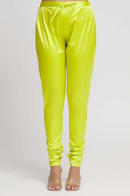 Gopi Vaid_Green Tussar, Lycra, Chiffon Gota Patti, Sequins, Aarohi Anarkali Set _at_Aza_Fashions