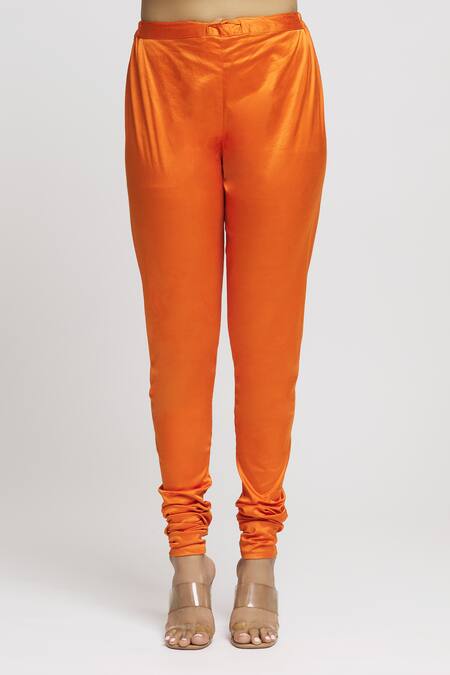 Gopi Vaid Orange Tussar, Lycra, Chiffon Embroidery Split Aarohi Flower Anarkali Set at Aza Fashions Gopi Vaid_Orange Tussar, Lycra, Chiffon Embroidery Split Aarohi Flower Anarkali Set _at_Aza_Fashions