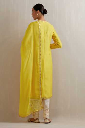 Priyal Prakash Zari Sleeve Embroidered Kurta Set 