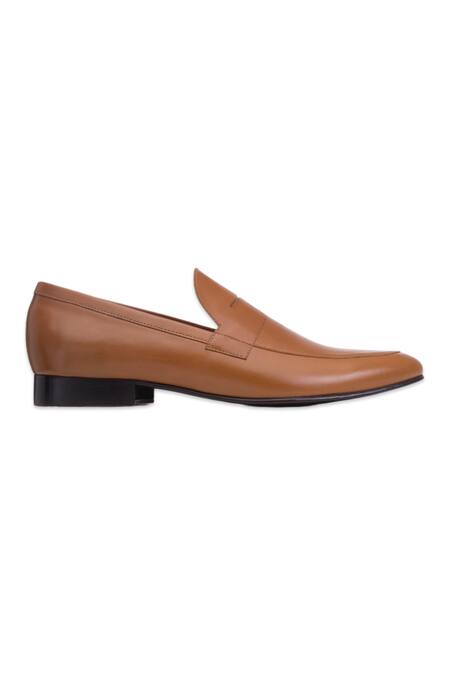 Baron & Bay_Brown Plain Arzignano Shoes  _Online_at_Aza_Fashions