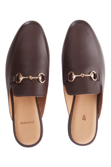Baron & Bay Arzignano Horsebit Backless Shoes 