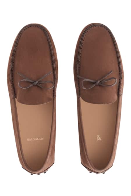 Baron & Bay Marino Plain Front Bow Loafers 