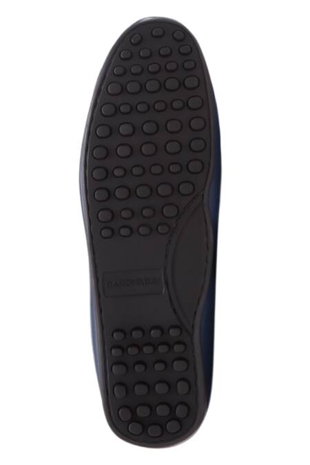 Shop_Baron & Bay_Blue Plain Arno Backless Loafers  _Online_at_Aza_Fashions