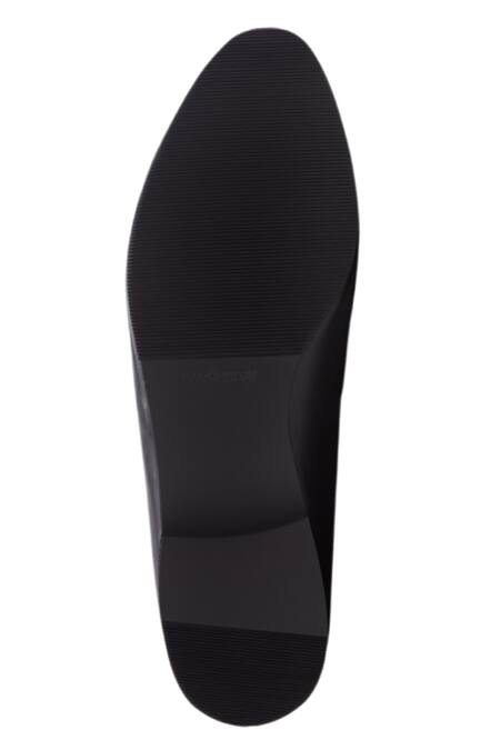 Buy_Baron & Bay_Black Plain Arzignano Horsebit Shoes  _Online_at_Aza_Fashions