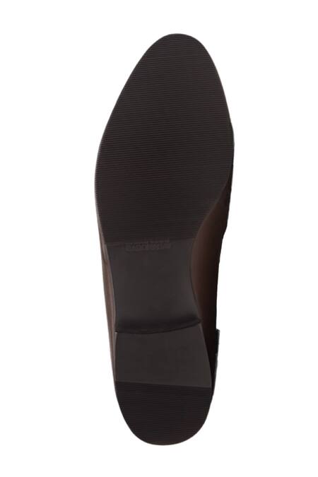 Buy_Baron & Bay_Brown Plain Arzignano Napa Leather Shoes  _Online_at_Aza_Fashions