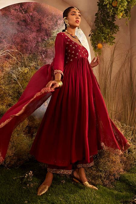 Top more than 112 anarkali dress with plazo super hot