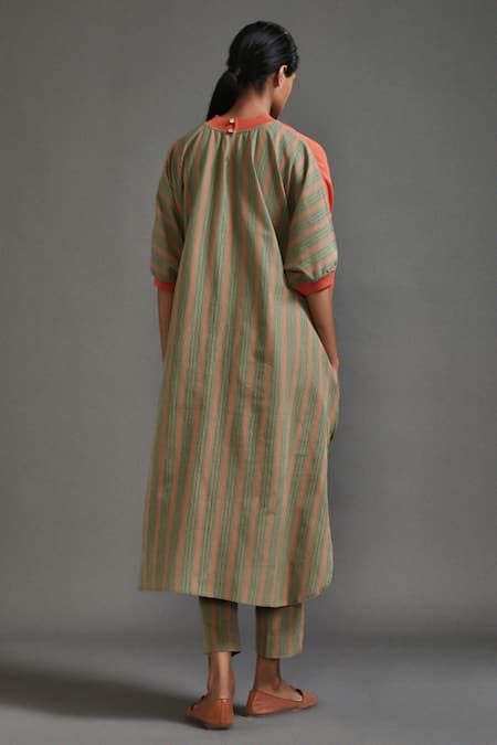 MATI Color Blocked Cowl Tunic 