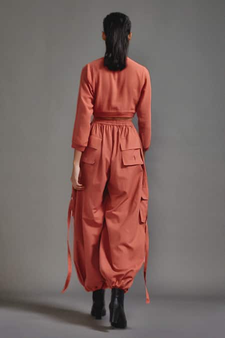 MATI_1 Crop Top With Cargo Pant 