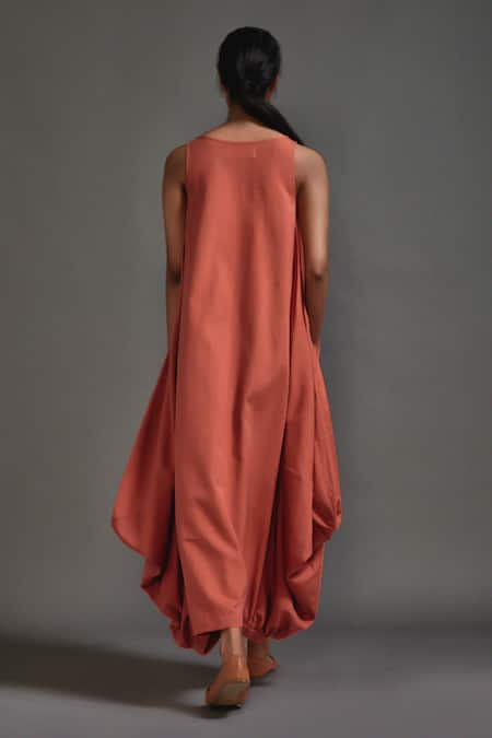 Mati Asymmetric Cowl Dress 