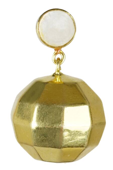 Buy_Varnika Arora_Gold Plated Pearls Embellished Earrings _Online_at_Aza_Fashions