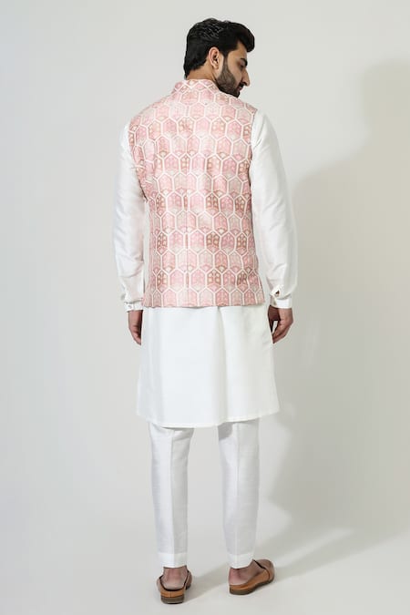 Chatenya Mittal Floral Printed Bundi & Kurta Set 