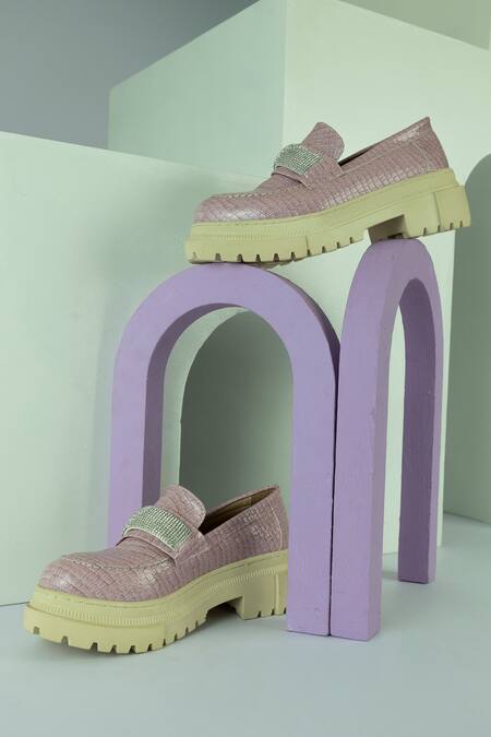 Shop The Niche Label Pink Crystals Serena Embellished Sneaker Heels at Aza Fashions Shop_The Niche Label_Pink Crystals Serena Embellished Sneaker Heels_at_Aza_Fashions