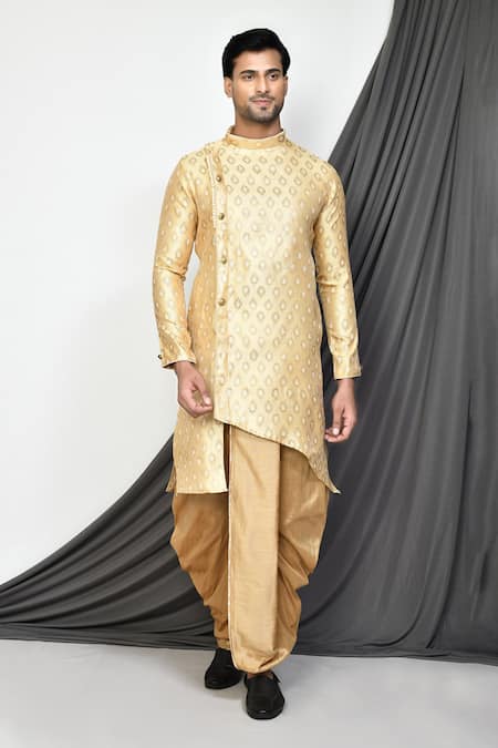 Arihant Rai Sinha Floral Pattern Kurta Dhoti Pant Set 