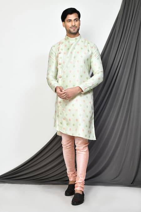 Arihant Rai Sinha Floral Pattern Woven Kurta Set 