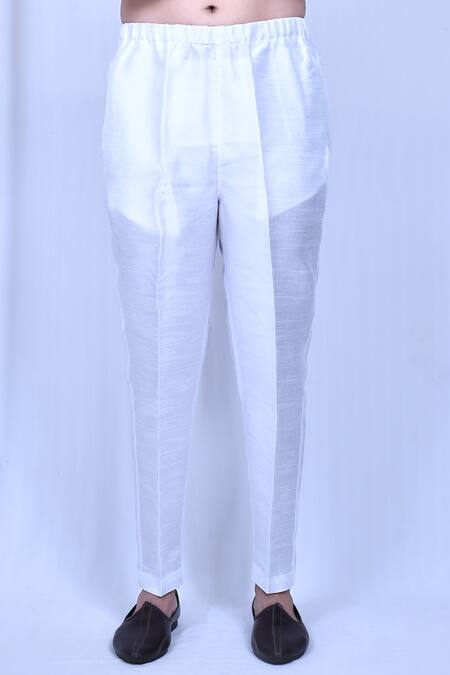 Arihant Rai Sinha_Purple Cotton, Silk Sequins, Embroidery Kurta Pant Set_Online_at_Aza_Fashions