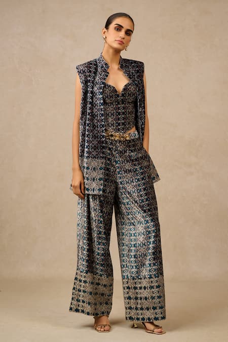 Bustier with jacket and trousers – Tarun Tahiliani Official