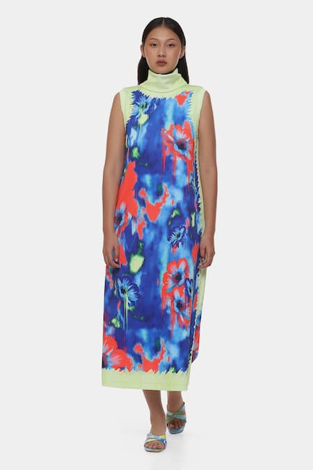 Satya Paul Athlete Abstract Print Dress 