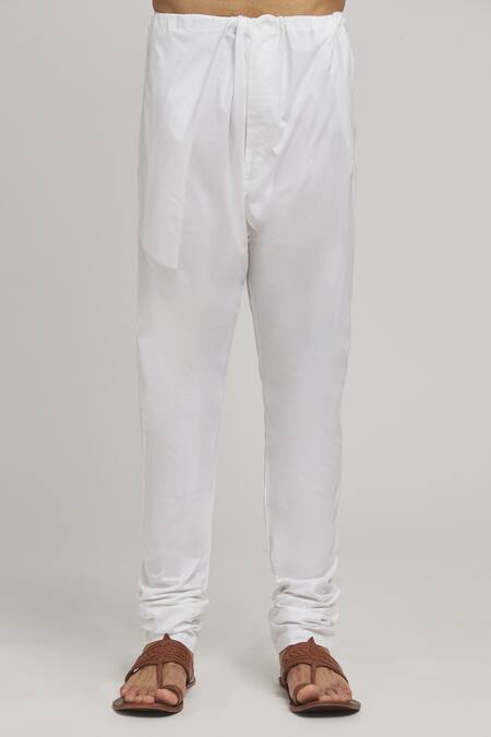 Aham-Vayam_Green Cotton, Silk Embroidery, Sequins Mahrash Geometric Kurta With Churidar_at_Aza_Fashions